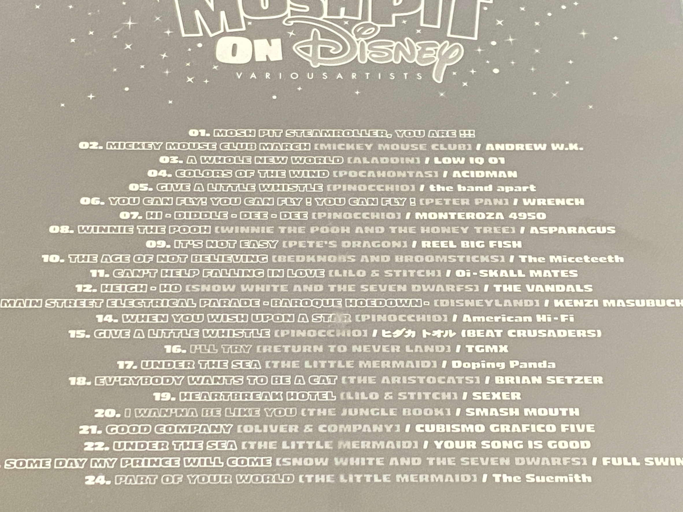 全曲紹介！DISNEY「MOSH PIT ON DISNEY」（モッシュ・ピット・オン