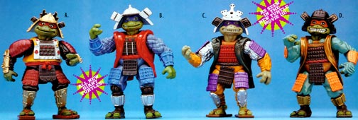 Playmates 1993 – Giant Movie III Samurai Turtles – Teenage Mutant