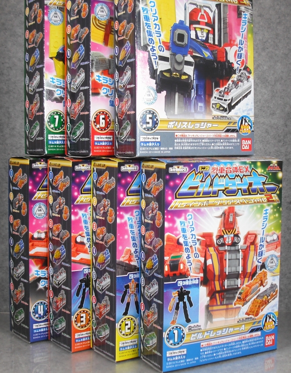 ミニプラ 「烈車合体EX レインボークリアスペシャル2」 レビュー