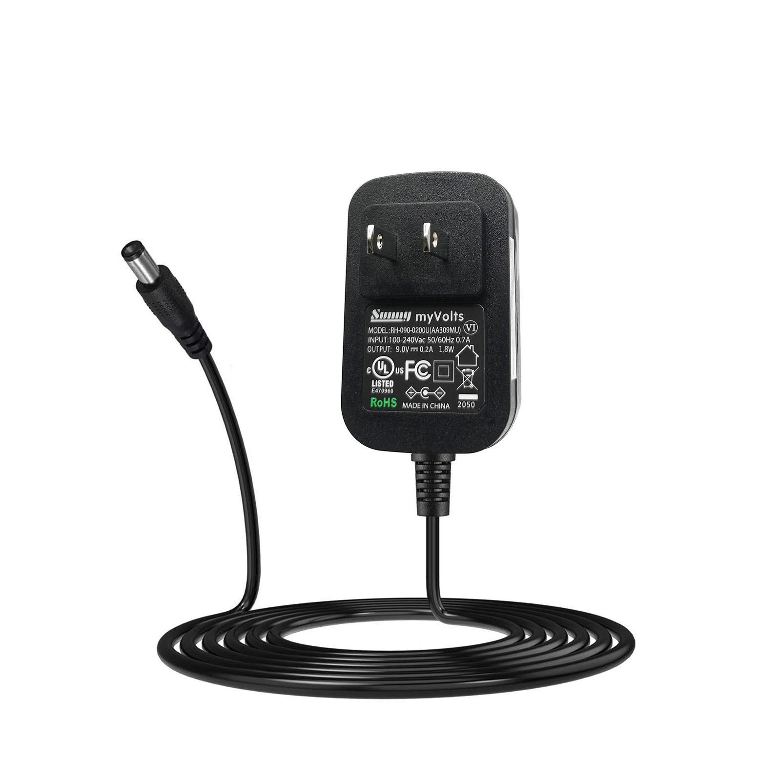 US 9V Power Adaptor for the Boss GT-1 Guitar Multi-FX Pedal by myVolts