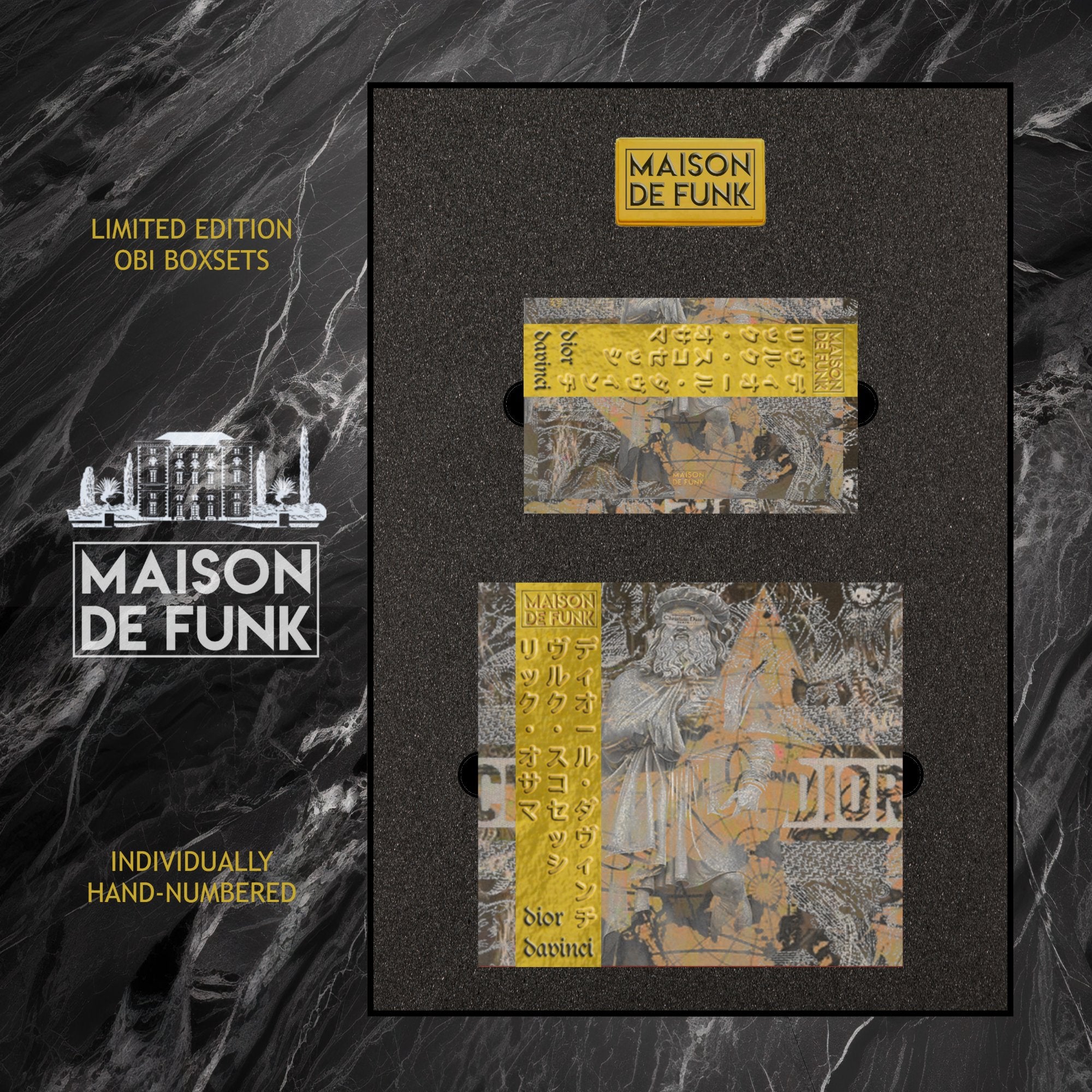 DIOR DAVINCI - Nero ボックスセット（残り2個） – MAISON DE FUNK