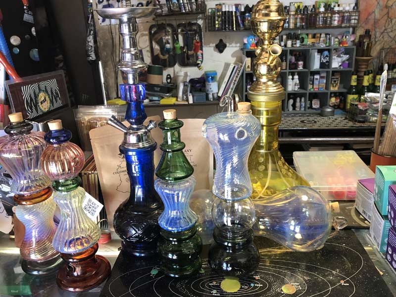 新品 Send Up Art Glass Incense Burner/Hang Point 2-Silver アート