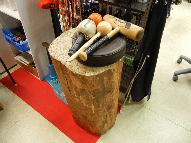 叩き台・ハンマー