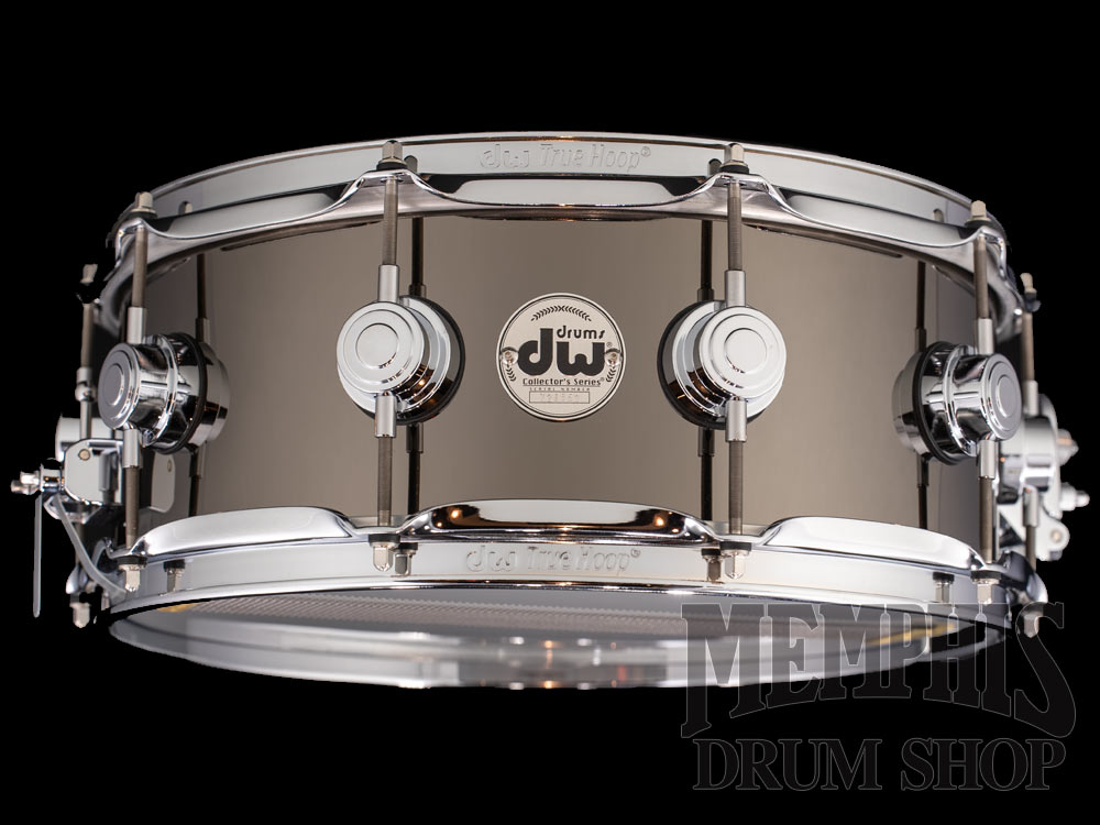 DW 14x5.5 Collector's Series Black Nickel Over Brass Snare Drum