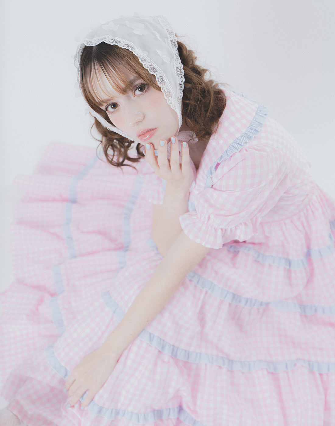 Bubble Gum ギンガムチェックワンピース ／ Lolime（Mサイズ・LLサイズ