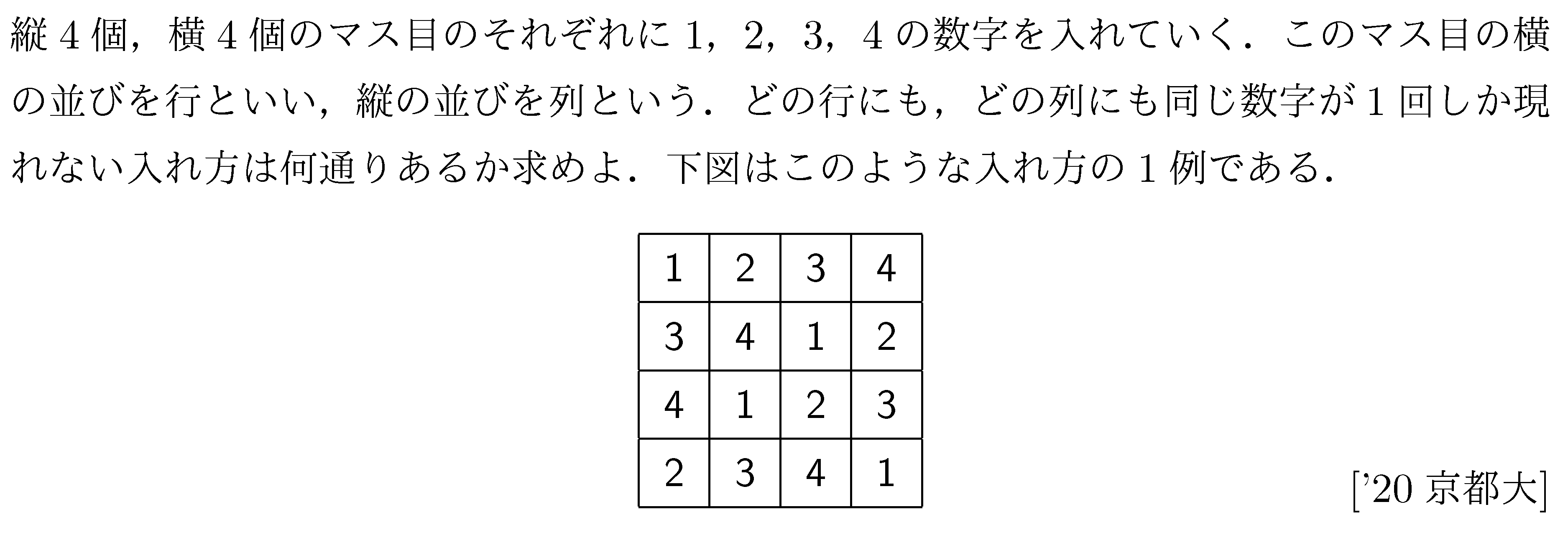 大学入試数学の問題