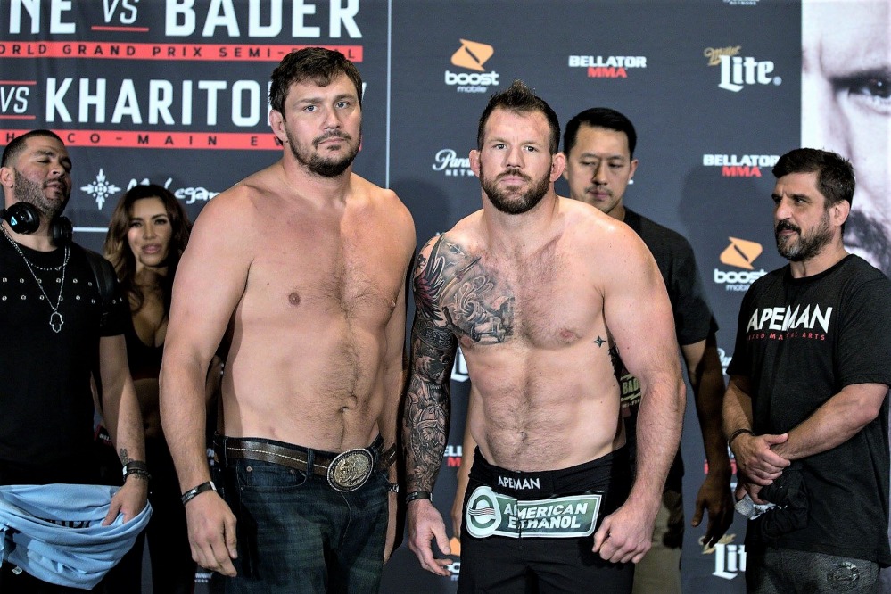 Bellator207】計量終了 ベイダーより一回り大きなミトリオン。ライト級