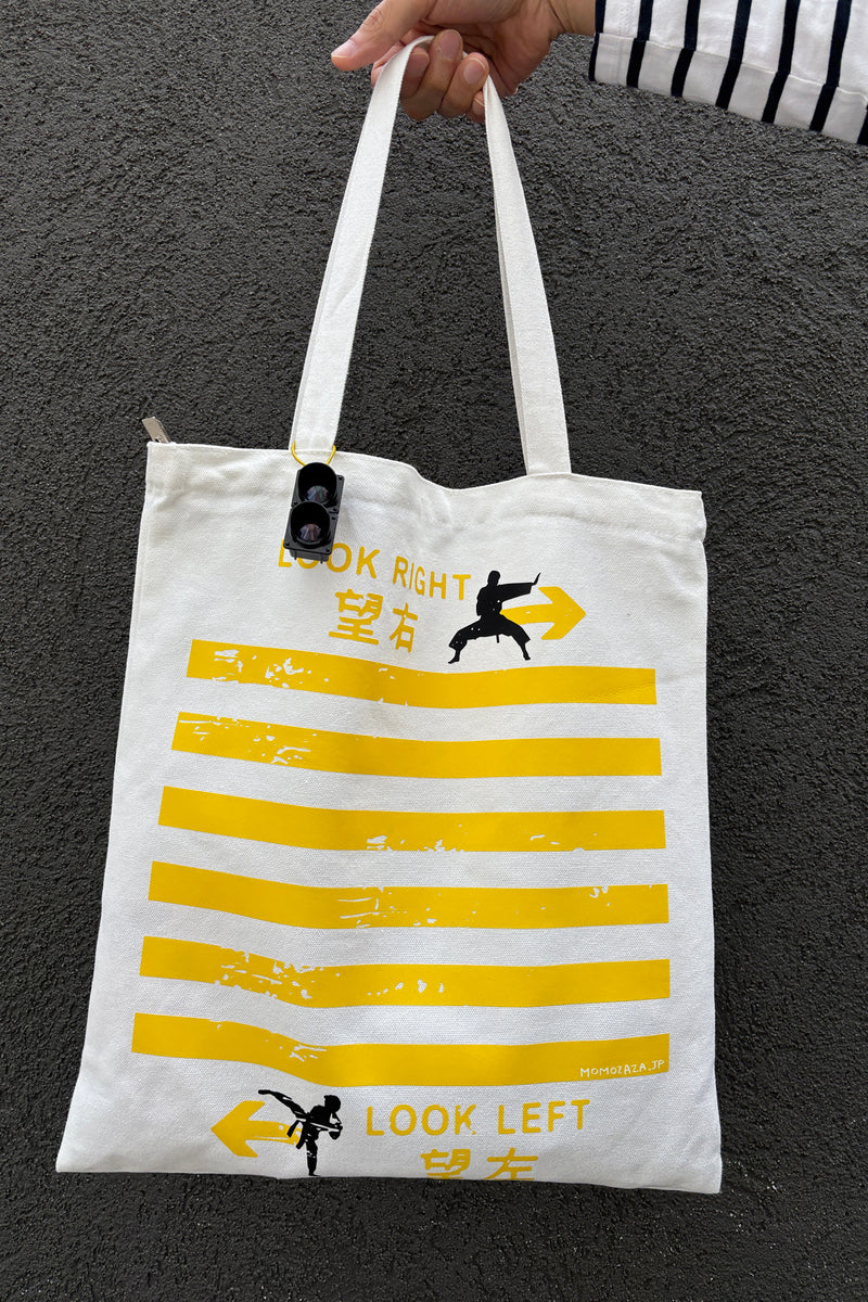 望左望右 トートバッグ – MOMOZAZA