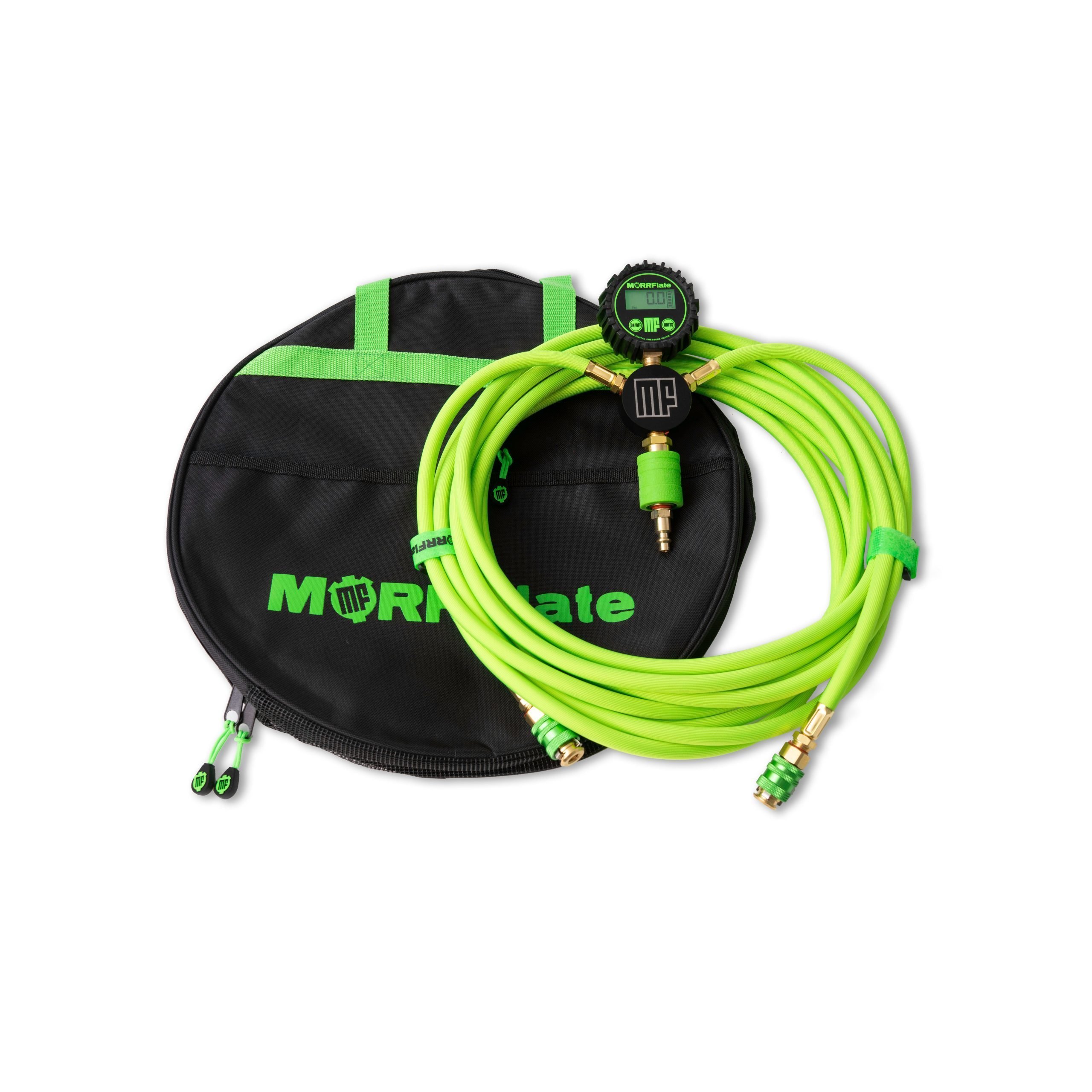 MORRFlate Braided Duo+ 2-Tire Hose Kit, 24ft Hoses • MORRFlate