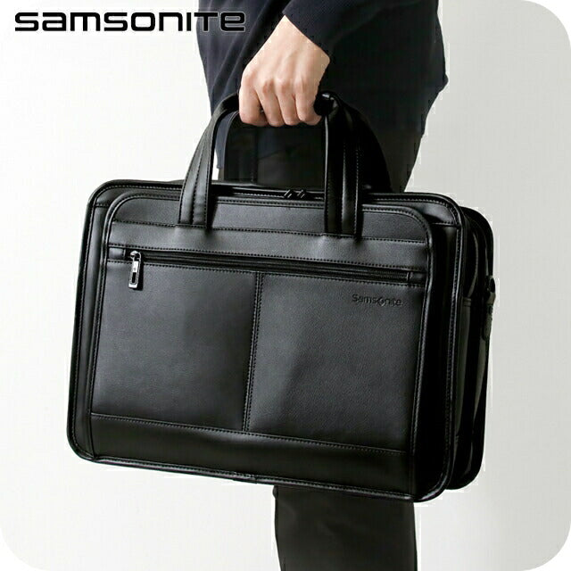 サムソナイト ビジネスバッグ メンズ ブランド LEATHER BUS CASES