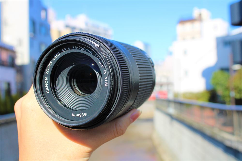 レンタル] CANON EF-S 55-250mm F4-5.6 IS STM 望遠ズームレンズ 2泊3