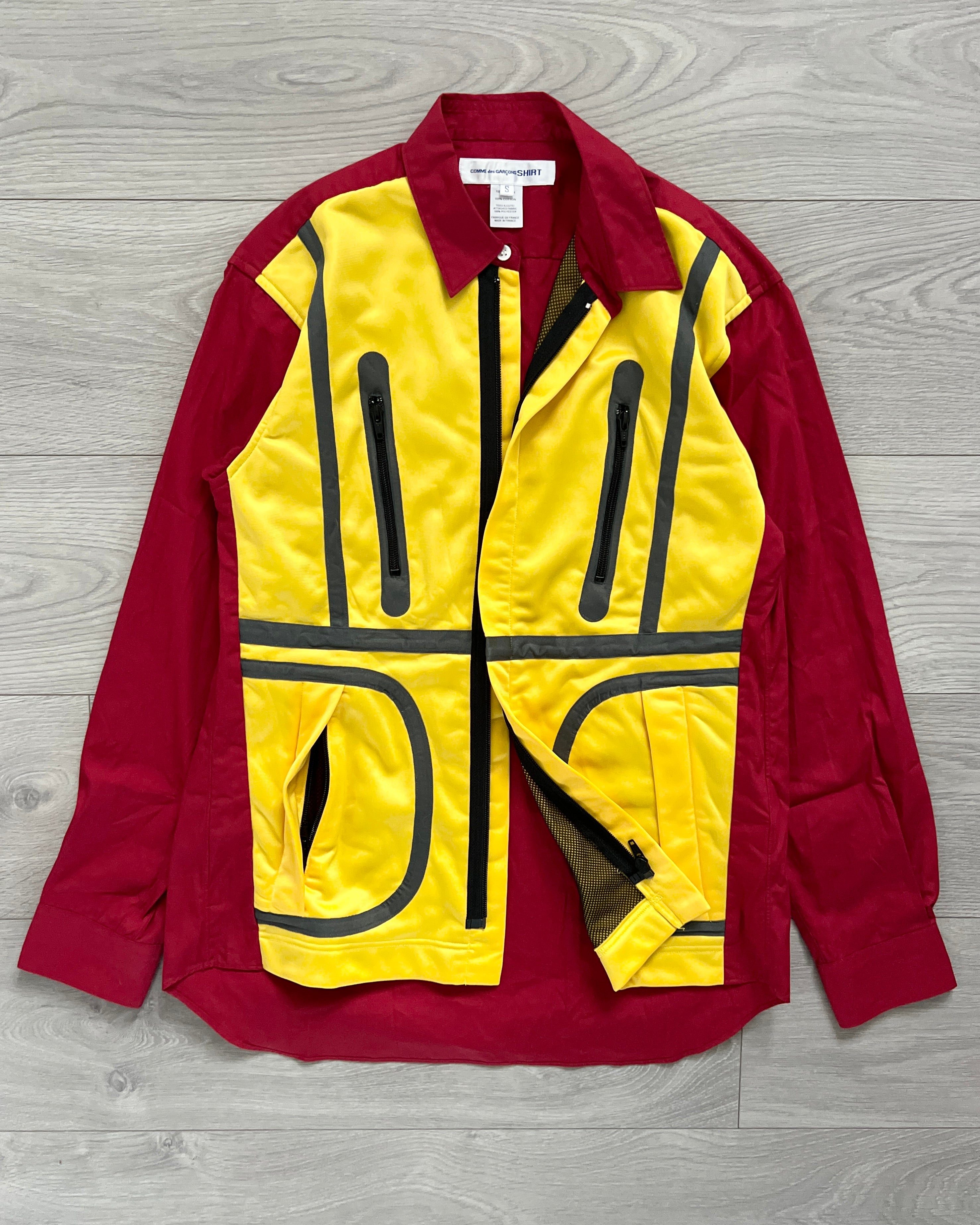 Comme Des Garcons SHIRT 2008 Technical Exposed Taped Seam Zip