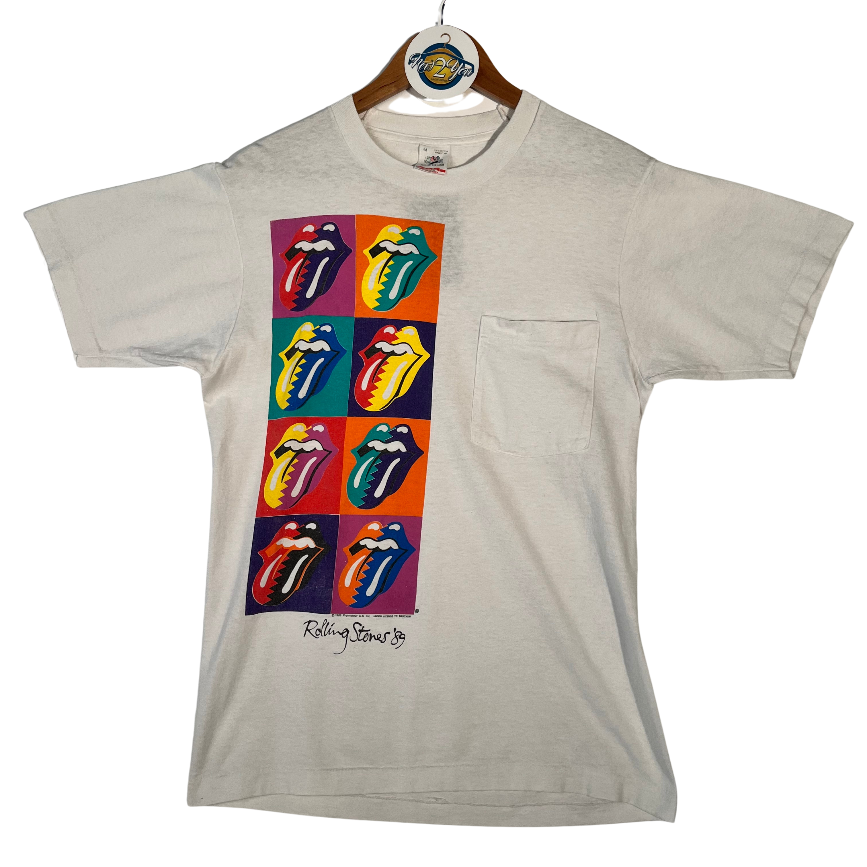 VTG '89 Rolling Stones Band Tee - Fruit of the Loom – New2You LX