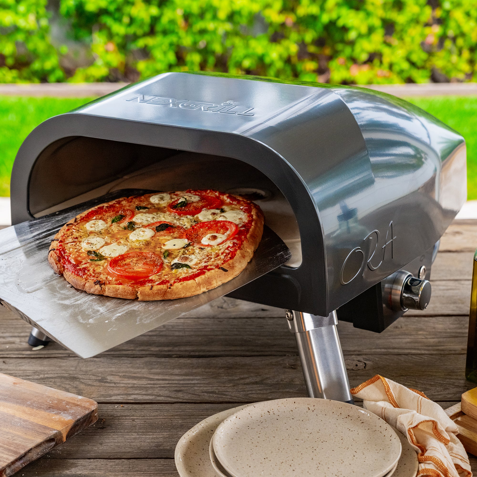 Ora 16 Pizza Oven with Auto-Rotating Pizza Stone | Nexgrill