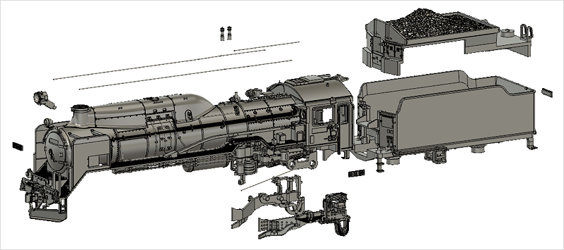 D51なめくじ北海道形(3Dプリンター)