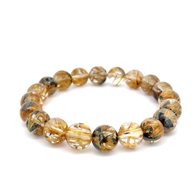 高品質】ヘマタイトルチルクォーツ