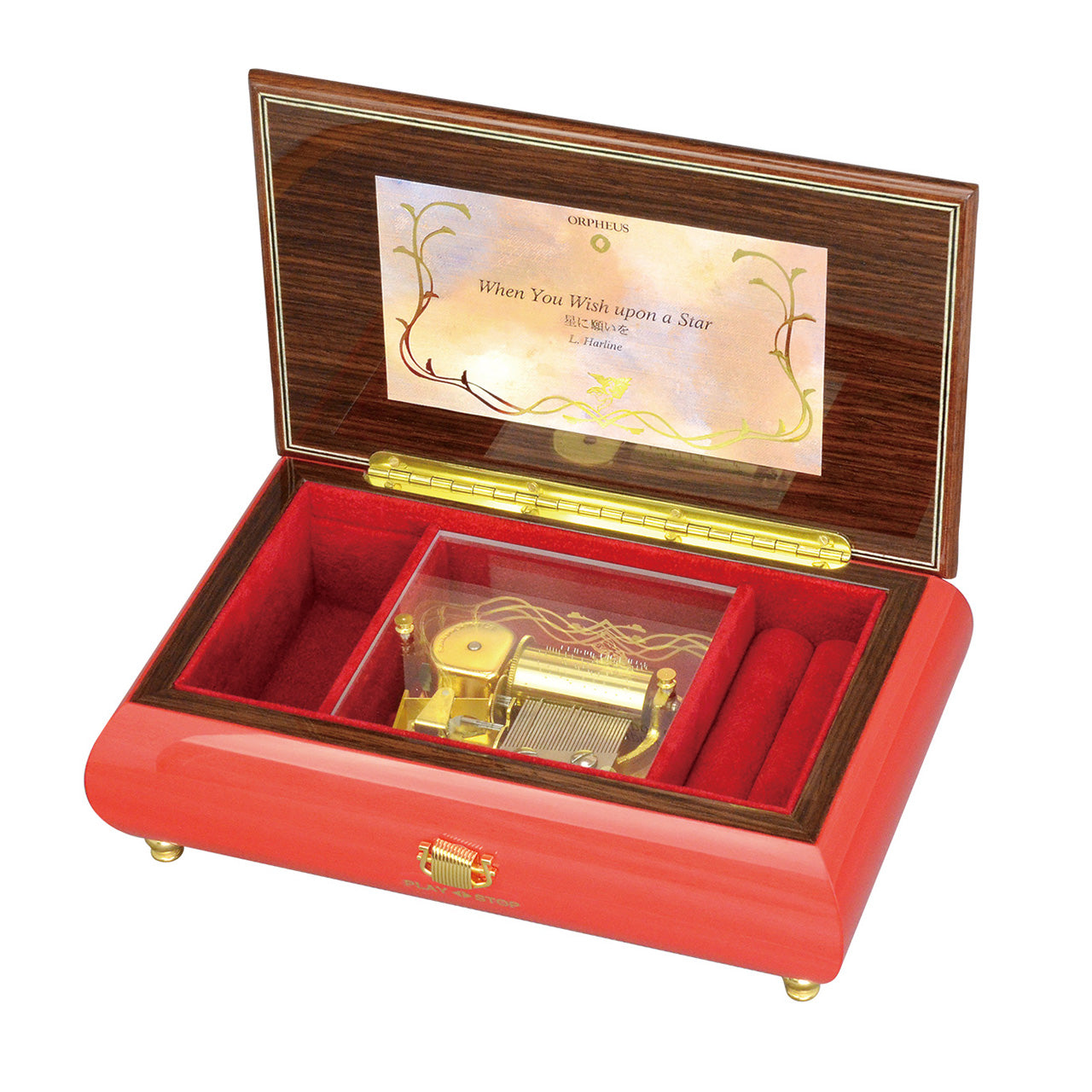曲が選べる・誕生日に人気】【EX194I】30弁 ORPHEUS イタリア象嵌小物