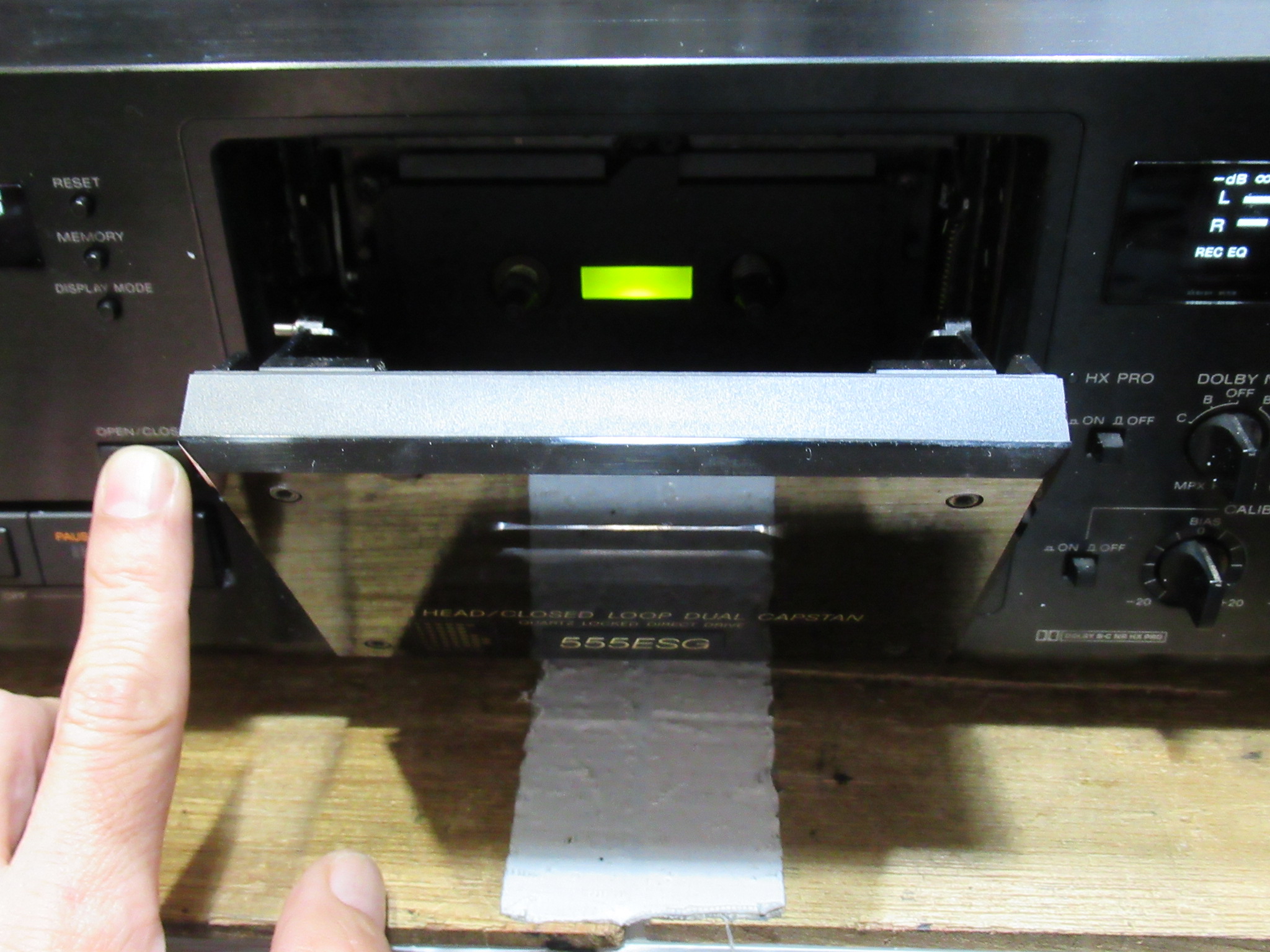 部品取り SONY カセットデッキ TC-K555ESG 部品取り SONY カセット