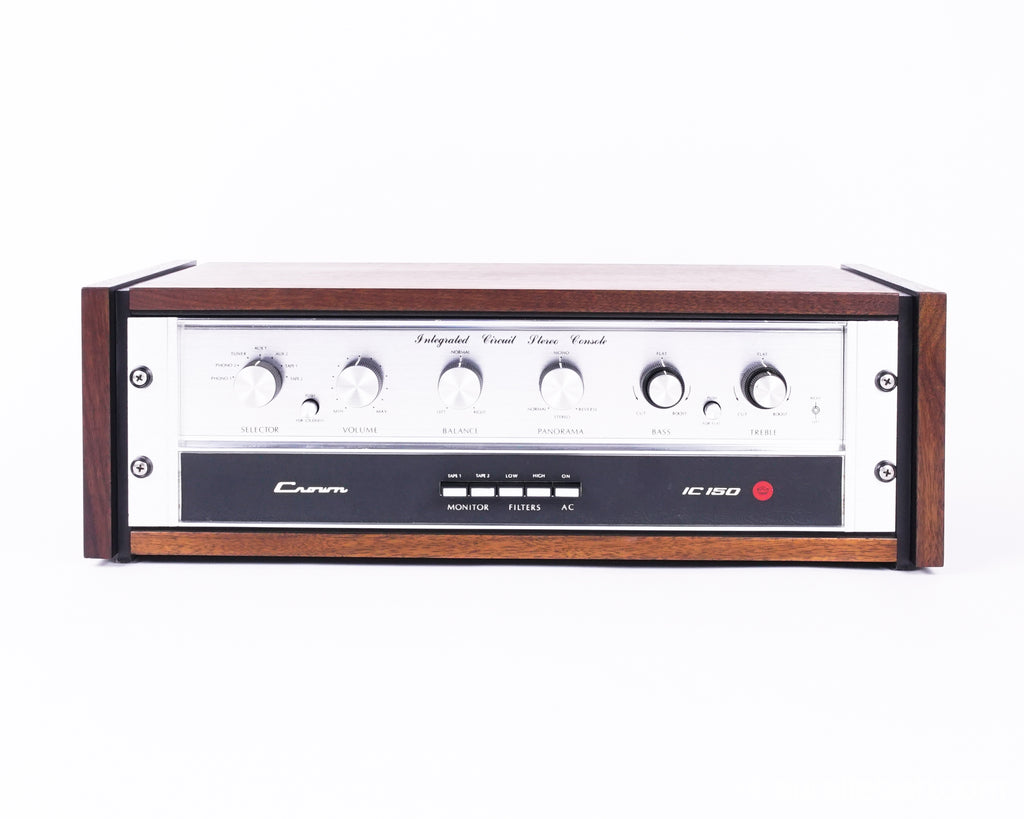 Crown IC 150 // Vintage Solid-State Preamplifier / With Cabinet