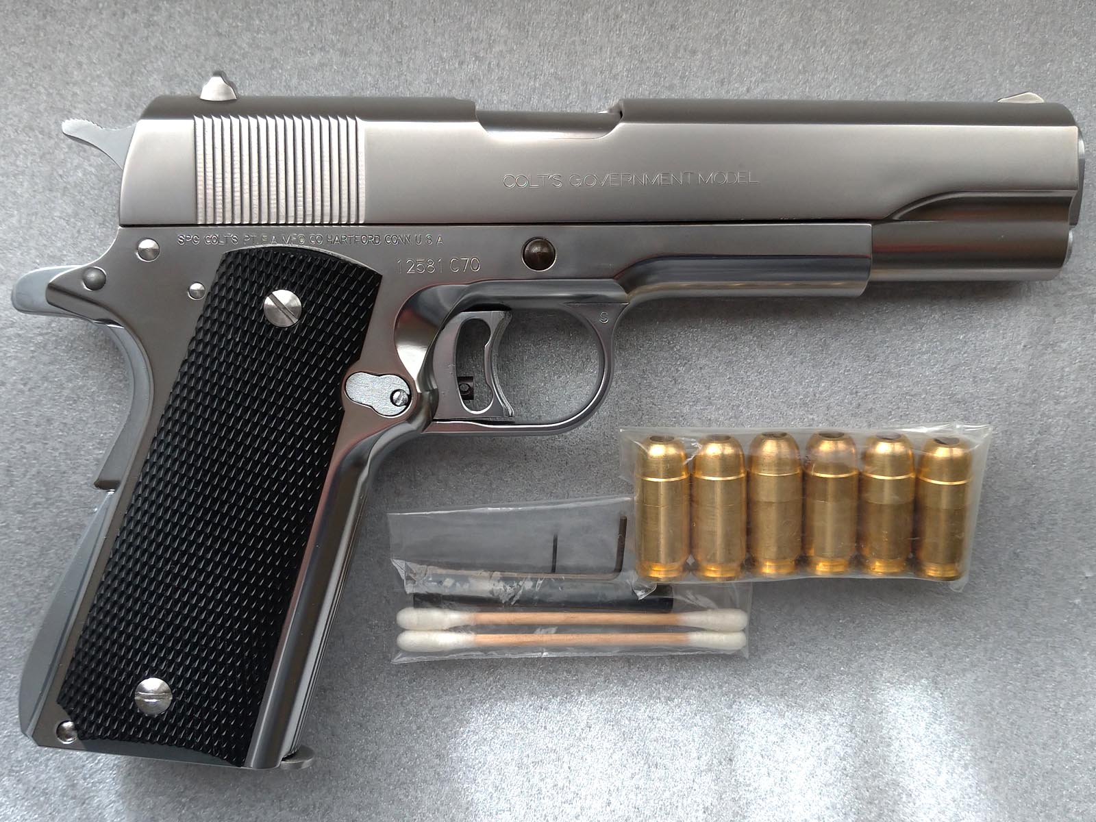 MGC コルト ガバメント シリーズ70 オールシルバー | 万丈 一致