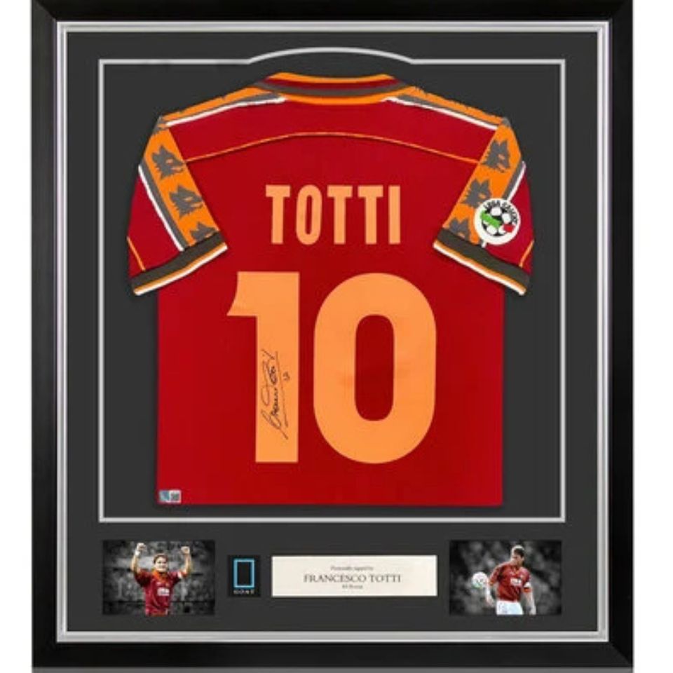 証明書付】新品 トッティ直筆サイン ローマ A3サイズ相当 証明書付