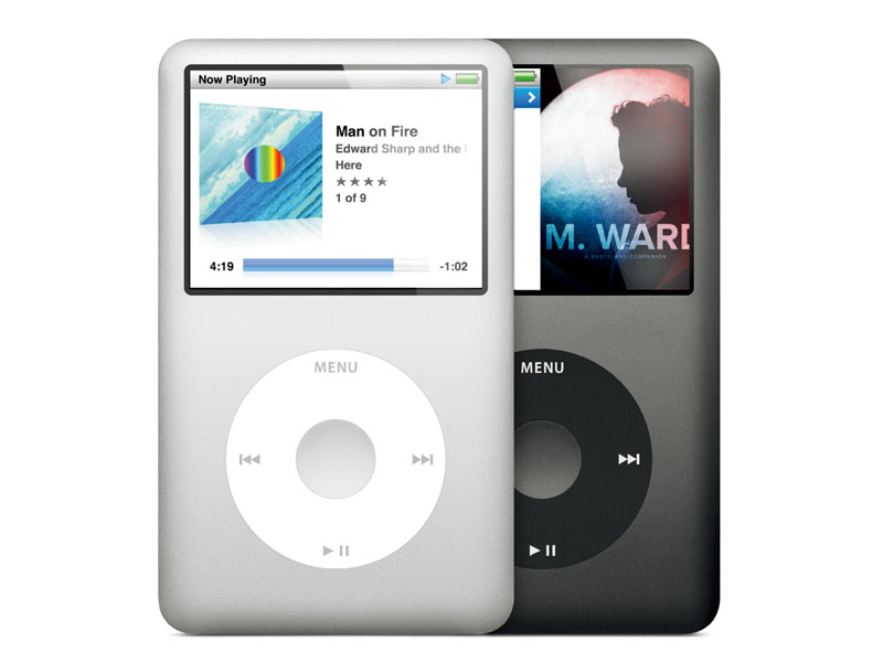 iPodのラインナップからiPod classicが外れる。Apple Storeでも販売