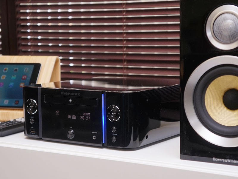 マランツ、7万円でバイアンプ搭載の小型コンポ「M-CR611」にブラック