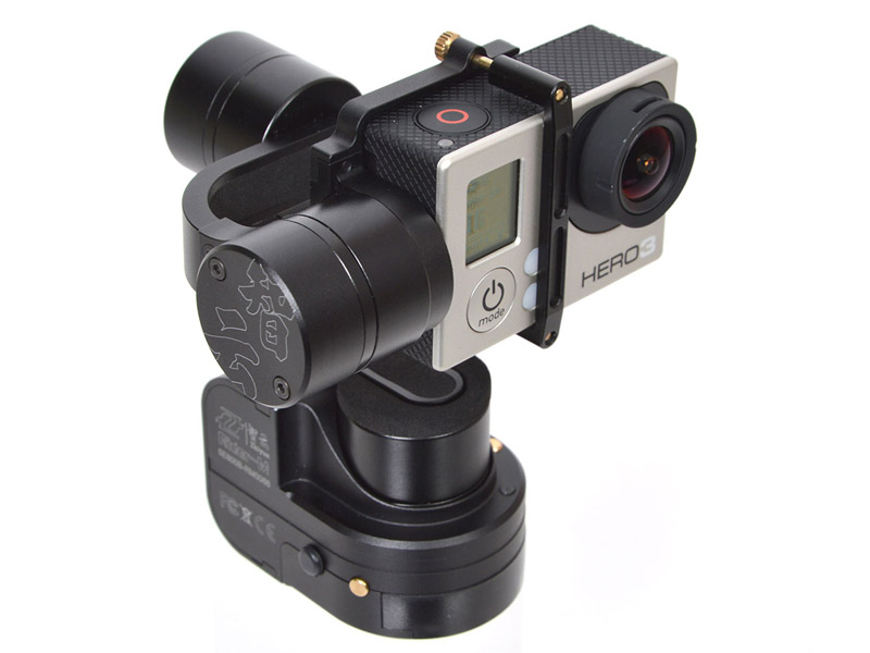3軸の32bit電子制御で手ブレ低減、充電もできるGoProスタビライザー