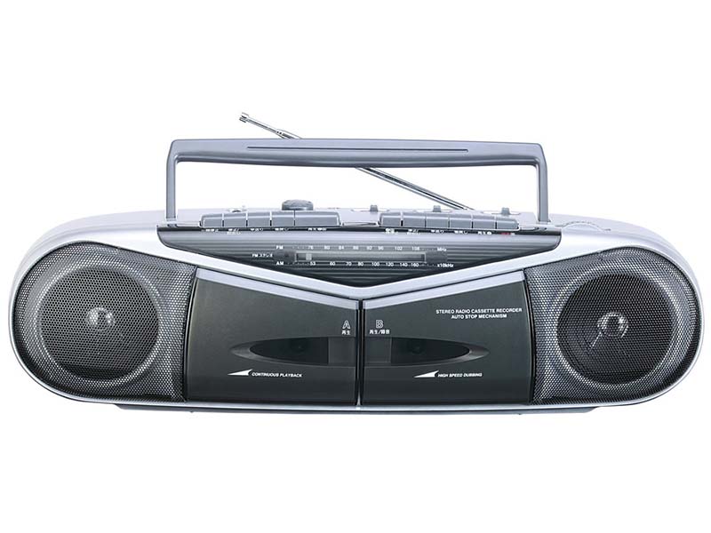 倍速ダビング対応のダブルラジカセ。約7,980円 - AV Watch