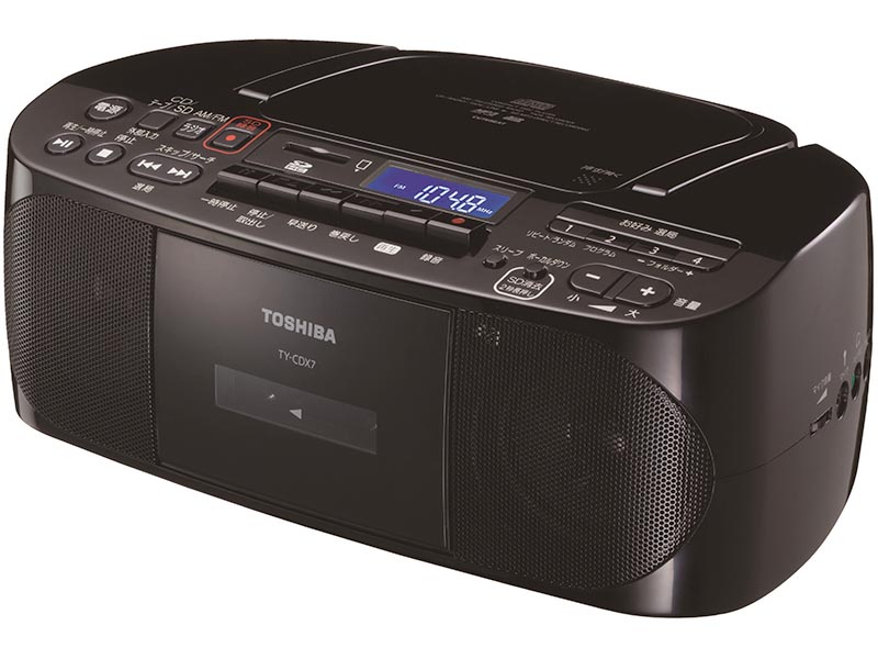 東芝エルイー、SDカード録音も可能なCDラジカセ。FM補完放送対応で約