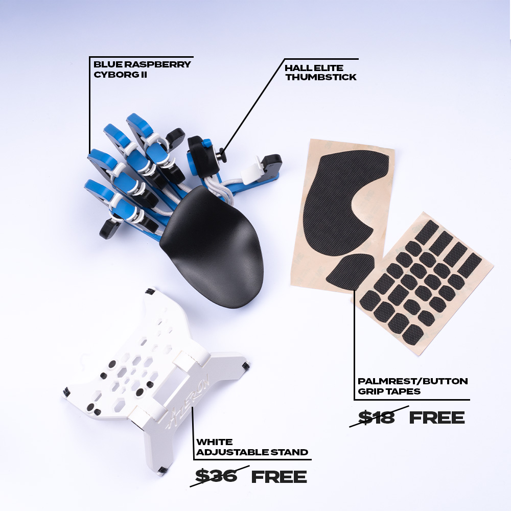 Elite Blue Raspberry Cyborg II FREE Upgrades