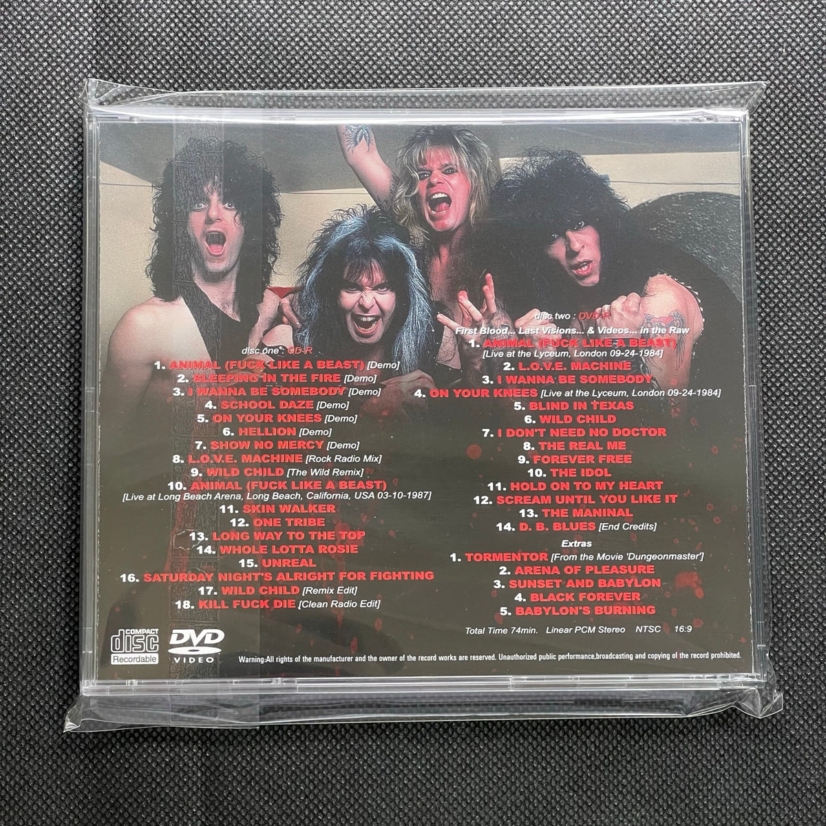 W.A.S.P. - ULTIMATE EDITION (1CDR+1DVDR) – Acme Hot Disc