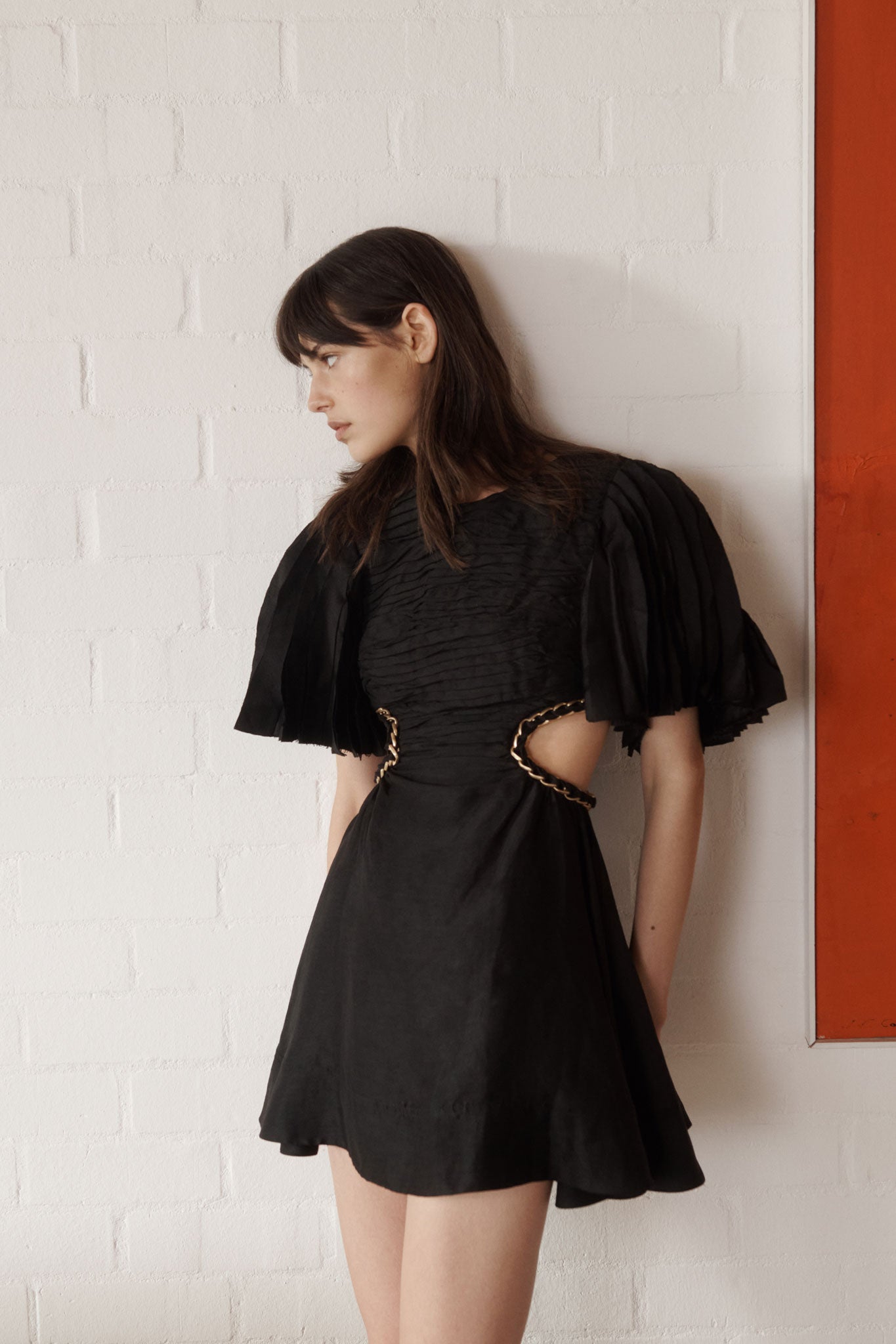 Monica Chain Link Mini Dress | Black | Aje – Aje ROW