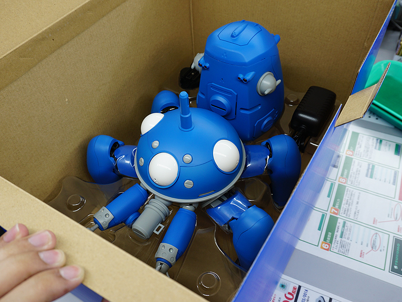攻殻機動隊の人気キャラを再現、「1/8 タチコマ」の店頭販売がスタート