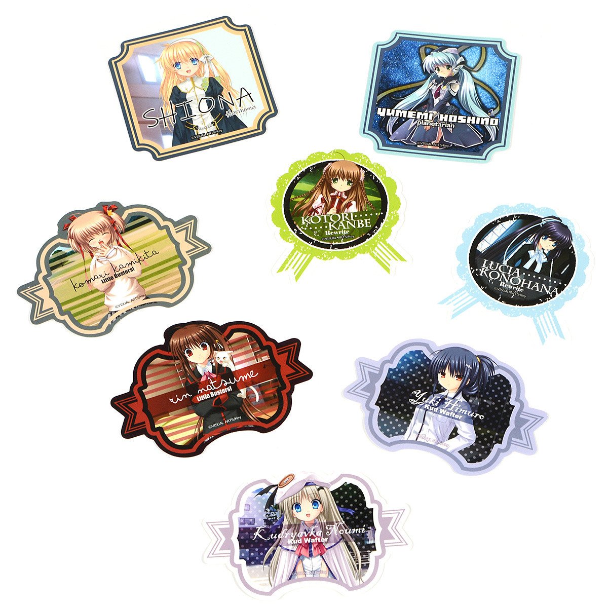 Key 20th Anniversaryトラベルステッカーセットvol.2 – アキバ運輸