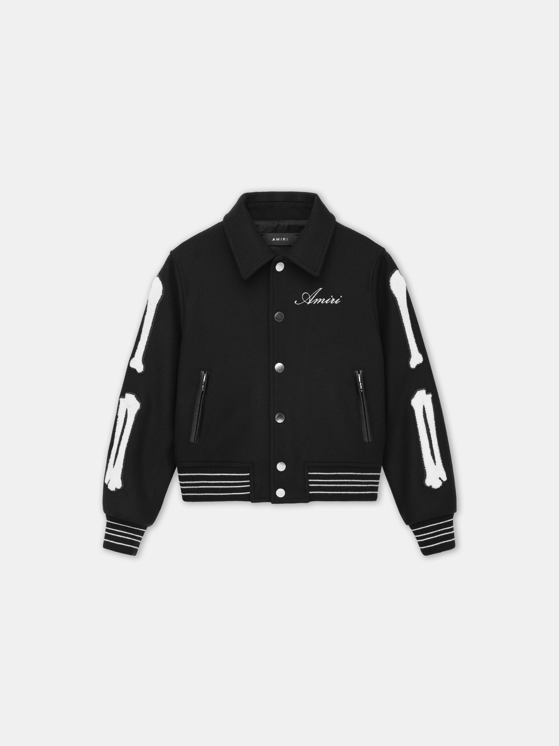 KIDS - KIDS' BONES JACKET - Black | AMIRI