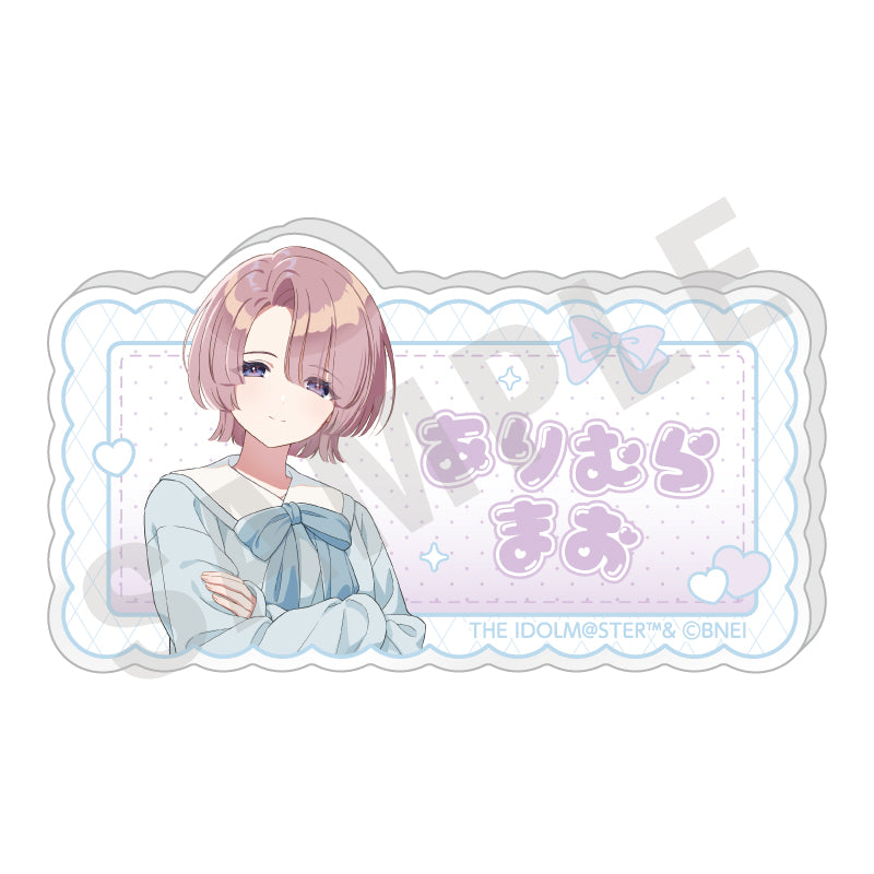 学園アイドルマスター」ネームバッジ（有村 麻央）｜アニメバコ【心