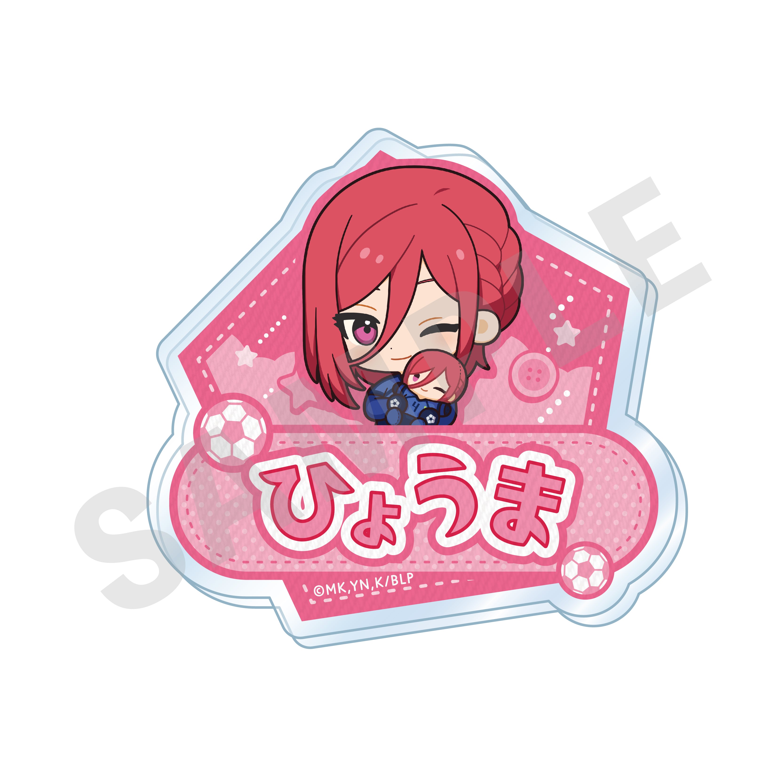 ブルーロック 痛バ/ハート缶バッジ 千切豹馬 幼少期 ブルーロック 痛バ