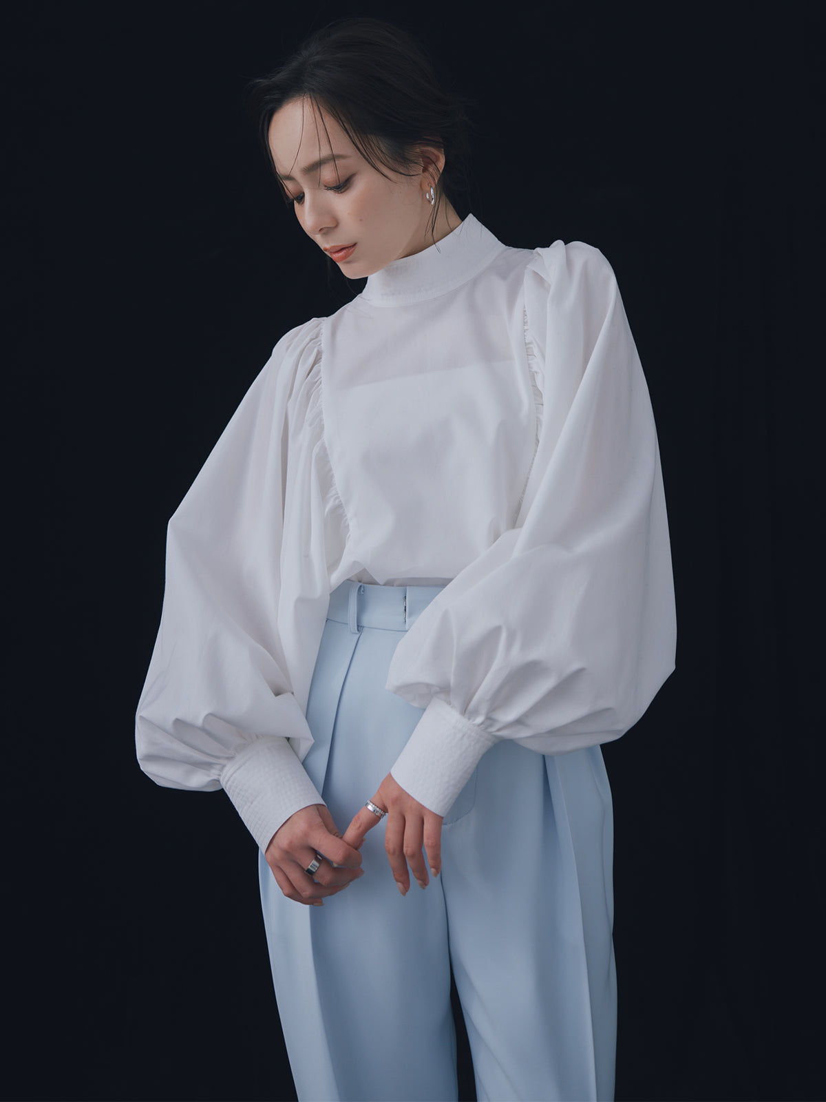 Anniv.ボリュームスリーブブラウス