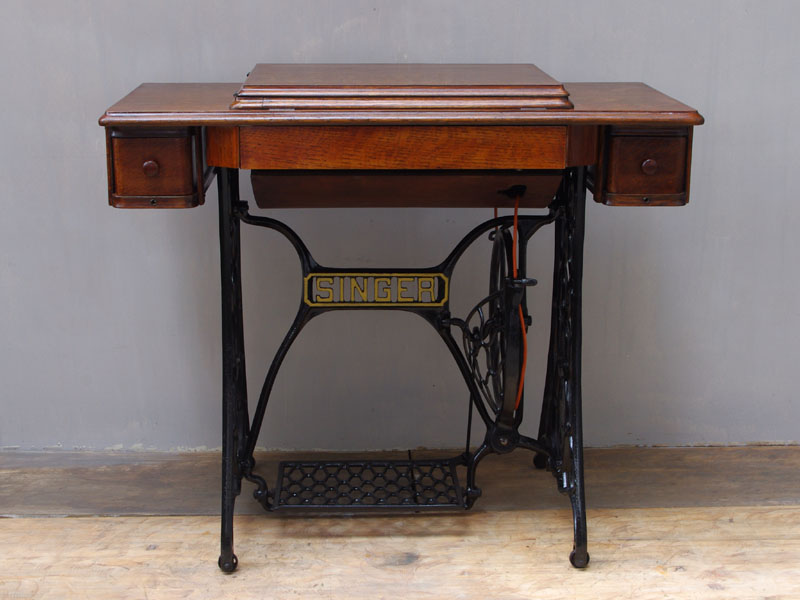 SINGER 15K シンガー製足踏みミシン 足踏みミシン・手回しミシンの