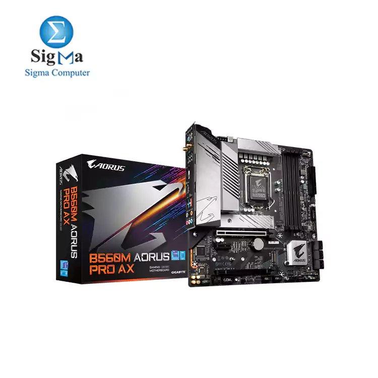 GIGABYTE B560M AORUS PRO AX (rev. 1.0) - Gigabyte | 3600 EGP (9