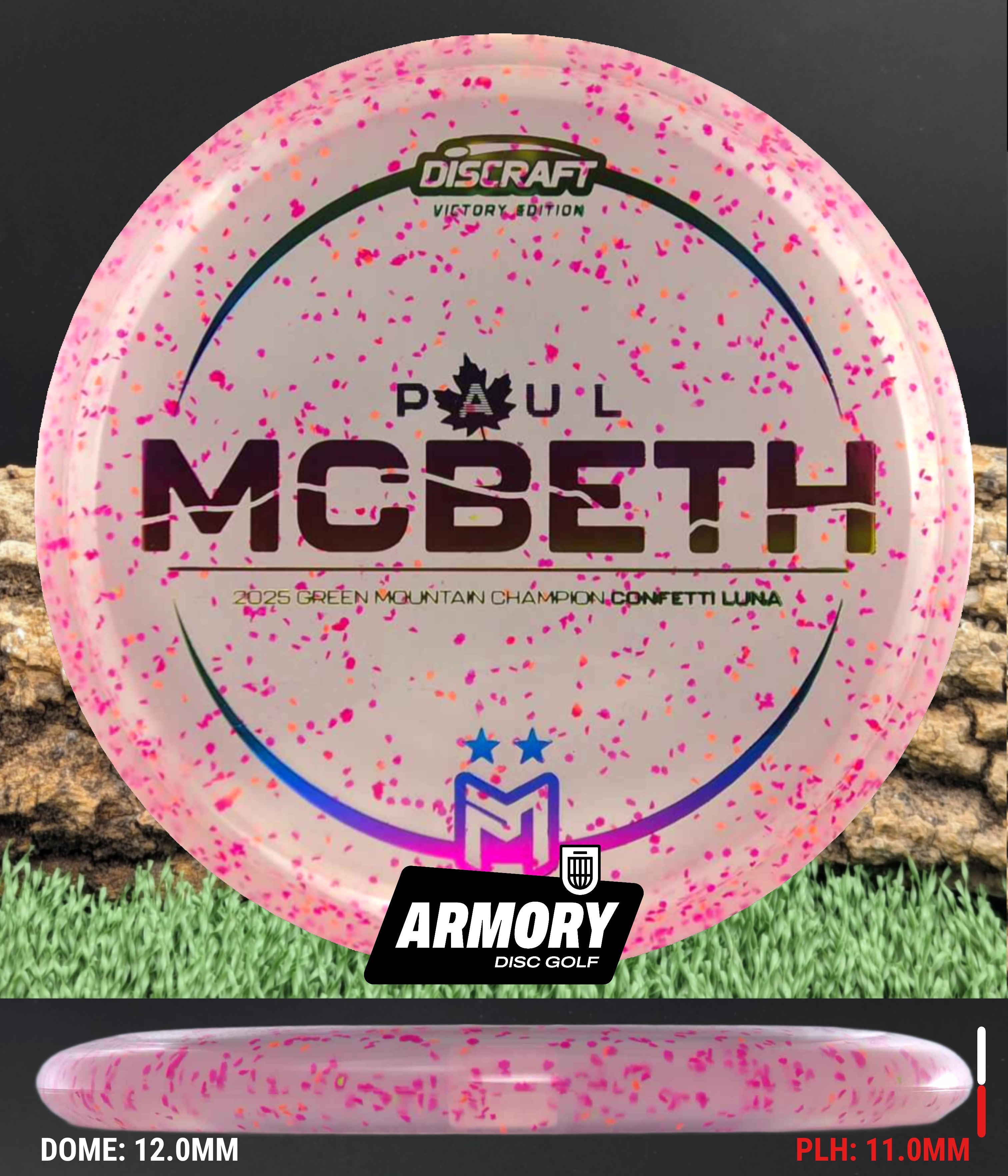 Paul McBeth Victory Edition Luna – Z Confetti – Armory Disc Golf