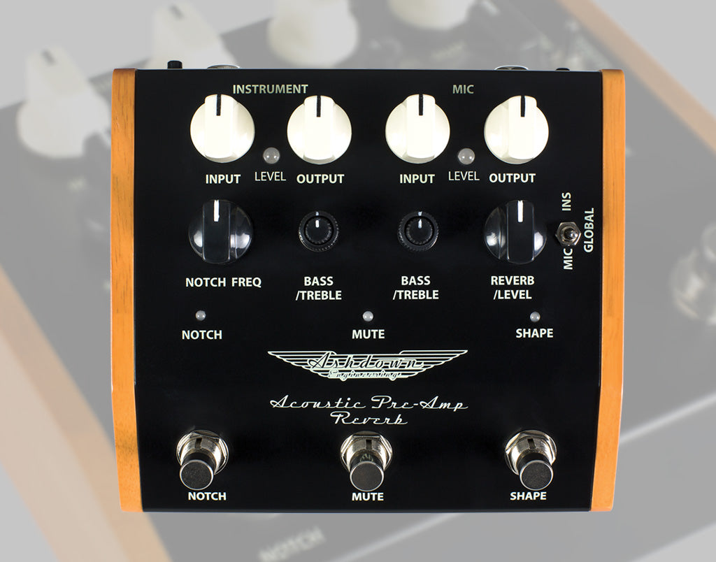 New for Summer NAMM: Acoustic Pre-Amp Reverb Pedal – Ashdown