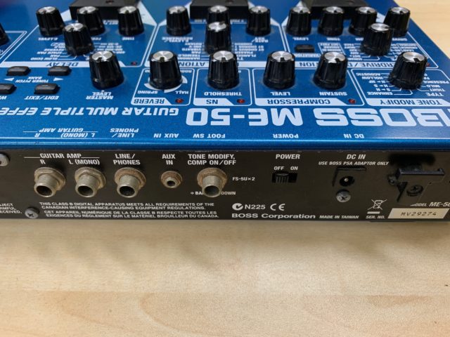 レビュー】じつは隠れた名機かも？BOSSのマルチエフェクターME-50を