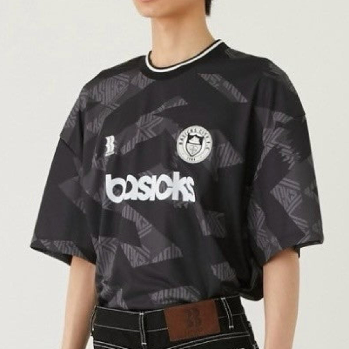 Football Shirt(BLACK) – BASICKS