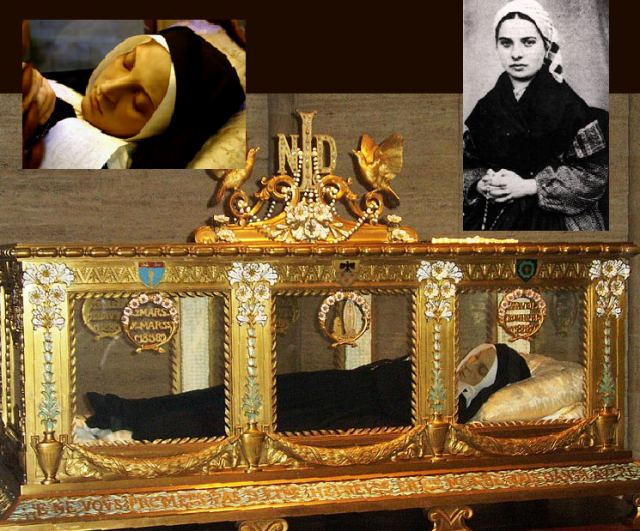 ルルドの奇跡」 18回のマリア出現に立ち会った少女ベルナデッタ