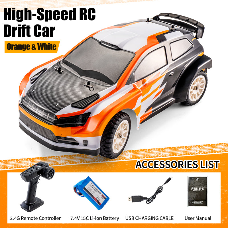 1/12 SY1203 RC Drift Rally Car 4WD – Gyro, LED, 35km/h Speed
