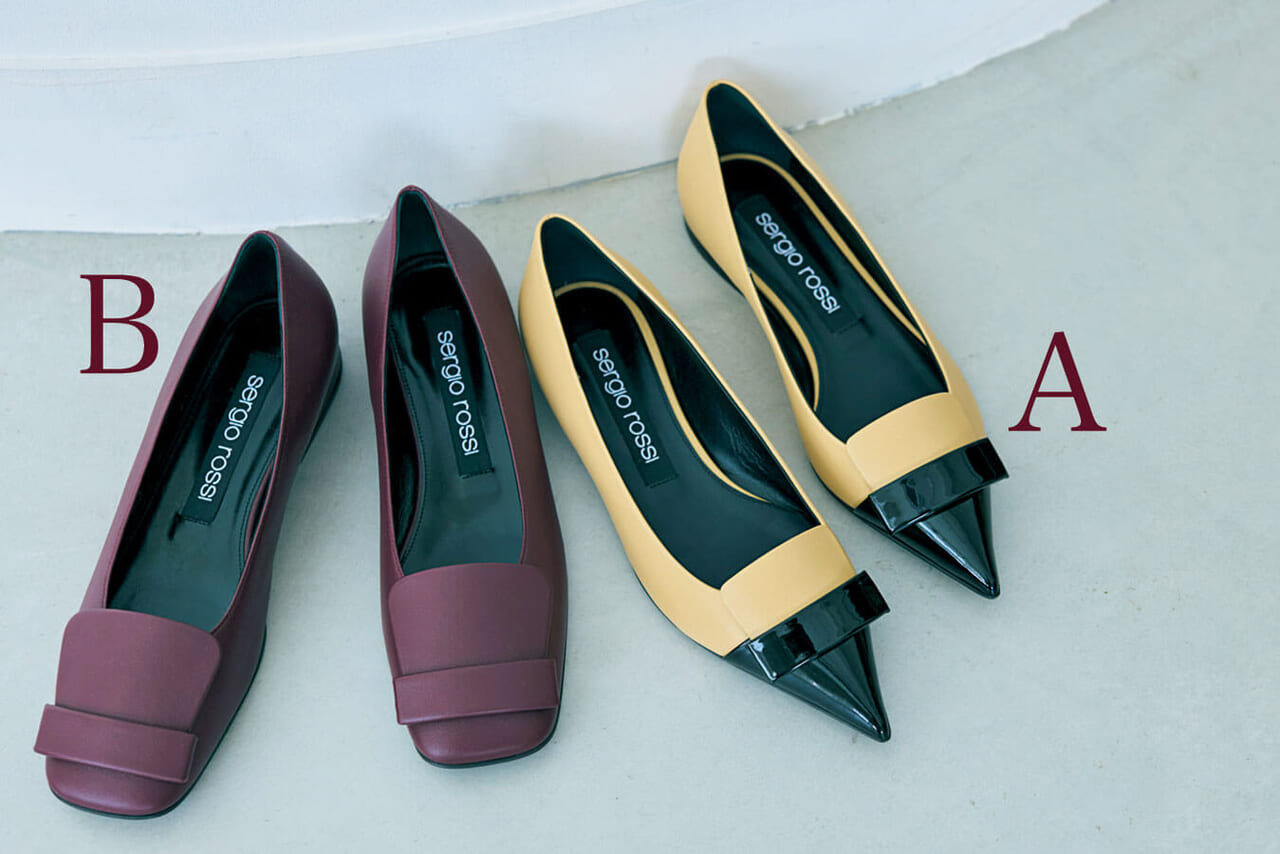 足元にワンランク上の華やぎを♪【セルジオ ロッシ】の主役級フラット