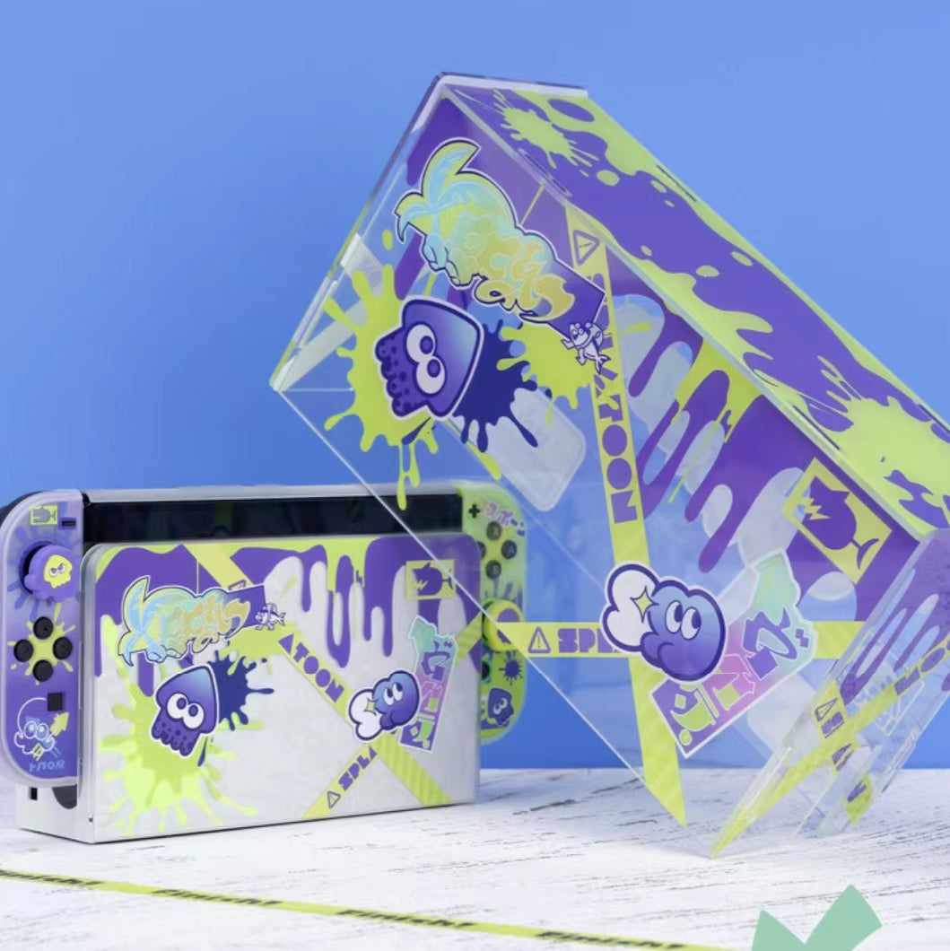 BlingKiyo Splatoon 3 Nintendo Switch OLED Protective Shell