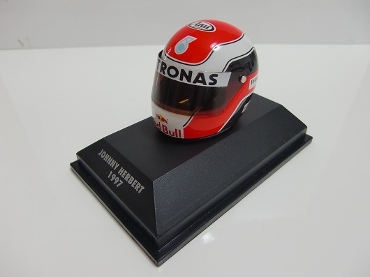 1/2ヘルメット F1 ウィリアムズ ルノー J.ビルヌーブ 直筆サイン入り J